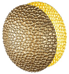 Candeeiro de Parede Yosma - Dourado - 21cmx21cmx15cm
