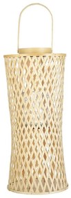 Lanterna em bambu cor natural 58 cm MACTAN Beliani