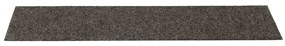 Tapetes de escada adesivos 30 pcs 76x20 cm retangular antracite