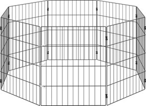 PawHut Cercado para Cães Expandível Dobrável 50x60 cm Preto | Aosom Portugal