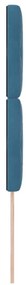Cabeceira LED em veludo azul escuro, 100 cm