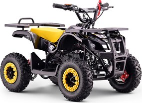 Mini Moto Infantil para crianças 5 a 9/10 anos Gasolina 50 CC Beneo Motors Cobra com limitador de velocidade Amarela