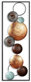 Acessório Decorativo de Parede Texturizado – Multicolor – 32x90x4 cm