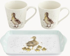 Conjunto de canecas e tabuleiro Lovely Mum, conjunto de 3