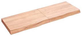 Prateleira de parede 120x40x(2-6) cm carvalho tratado castanho