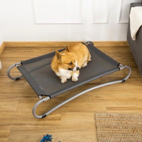 PawHut Cama Elevada para Cães Pequenos Médios Cama para Animais de Est