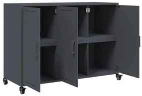 Aparador 100,5x39x72 cm aço antracite