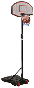 Tabela de basquetebol 216-250 cm polietileno preto