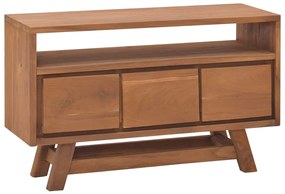 vidaXL Móvel de TV 80x30x50 cm madeira de teca maciça