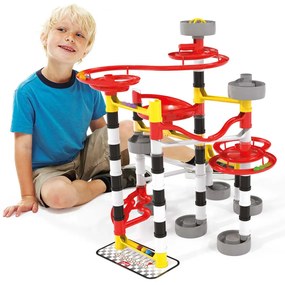 Quercetti Conj. pista de corrida de berlindes 80 pcs Migoga Race