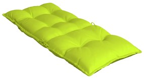 Almofadões p/ cadeira encosto alto 6 pcs oxford verde brilhante