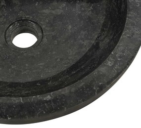 Lavatório 40x12 cm mármore preto