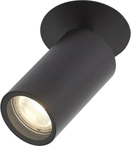 Foco embutido moderno preto GU10 50mm IP44 - Chels