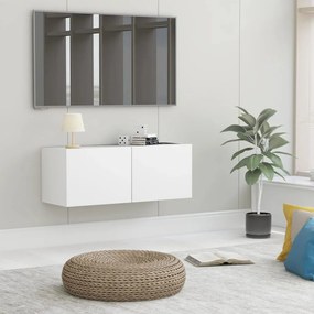 Móvel de TV 80x30x30 cm derivados de madeira branco