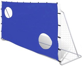 Baliza de futebol com Tela de Pontaria, de Aço, 240 x 92 x 150 cm