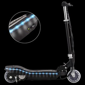 Trotinete/scooter elétrica com LEDs 120 W preto