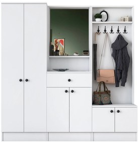 Hall Stand M3 – Branco – 179,4x182,8x37,3 cm