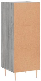 Aparador 34,5x34x90 cm derivados de madeira sonoma cinzento