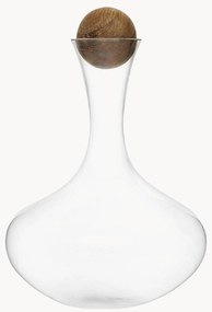 Decantador em vidro artesanal com rolha de carvalho Nature, 2 L