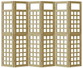 Tela de Privacidade para área externa , 6 painéis, madeira de pinho tr
