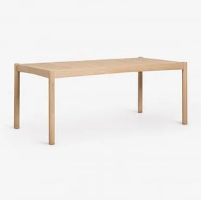 Mesa De Jardim Retangular Em Madeira De Acácia Karvia Marrom Acácia Claro & 180 X 90 Cm - Sklum