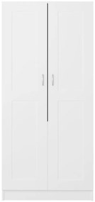 Roupeiro 82,5x51,5x180 cm contraplacado branco