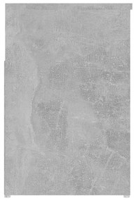 Banco sapateira 80x30x45 cm derivados madeira cinzento-cimento