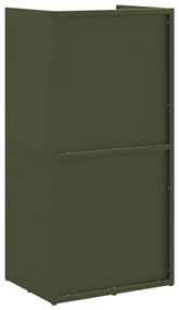 Suporte para lenha aço laminado a frio verde azeitona