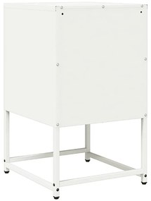 Mesa de cabeceira 36x39x60,5 cm aço laminado a frio branco