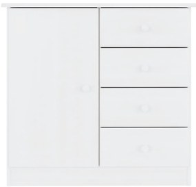 Aparador ALTA 77x35x73 cm madeira de pinho maciça branco