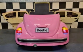 Carro infantil Volkswagen Carocha 12V Rosa