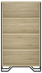 Estante 80x31x137,5 cm derivados de madeira carvalho sonoma