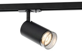 Foco moderno com anel fumê para sistema de calhas de iluminação monofásico GU10 50mm - Iconic Jeana Moderno
