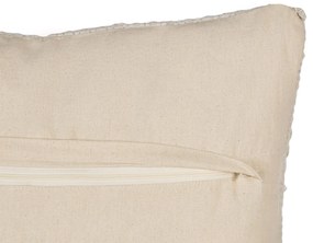 Almofada decorativa em algodão creme 45 x 45 cm IXORA Beliani