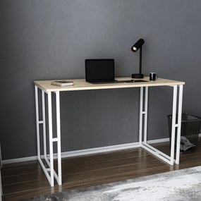 Secretária de Estudo Modelo Kane – Branco Carvalho – 120x60x74,8 cm