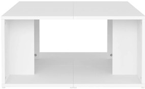 Mesas de centro 4 pcs 33x33x33 cm derivados de madeira branco
