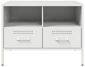 Móvel de TV 68x39x50,5 cm aço branco