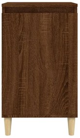 Mesa de cabeceira 2 pcs derivados de madeira carvalho castanho