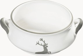 Prato de sopa artesanal com pegas Grauer Hirsch