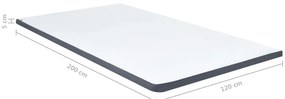 Sobre-colchão para cama boxspring 200x120x5 cm