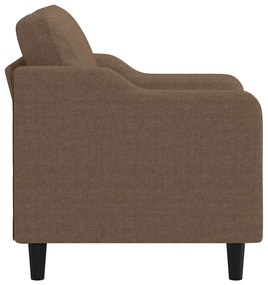 Poltrona 60 cm tecido castanho