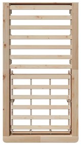 Estrutura da Cama Castanho 90 x 190 cm madeira