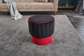 Pouffe Rose – Antracite e Rosa – 40x40x40 cm