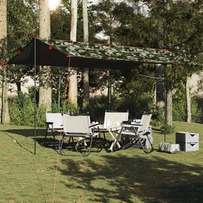Lona de campismo 506x306 cm impermeável camuflagem