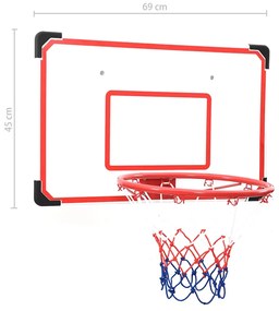 5 pcs conjunto tabela basquetebol para montar na parede