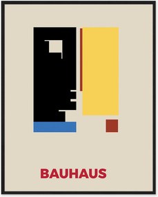 Impressão digital emoldurada Basic Bauhaus