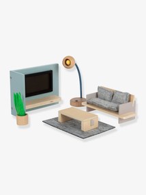 Casa de Bonecas – Conjunto de Sala de Estar small foot® multicolor