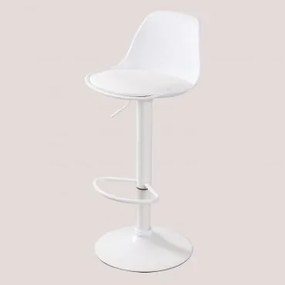 Banqueta Alta Ajustável Nordic Branco - Sklum