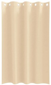 Cortinas com cortinas 2 pcs Creme 175 x 140 cm Poliéster