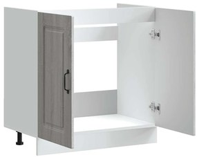 Armário baixo lavatório Kalmar cinzento sonoma 80x46x81,5 cm